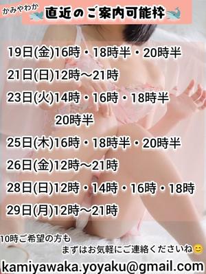 神谷和花の写メ日記｜ハールブルク 吉原高級店ソープ
