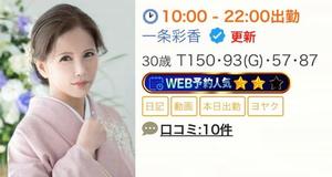 一条彩香の写メ日記｜プレジデントクラブ 吉原高級店ソープ